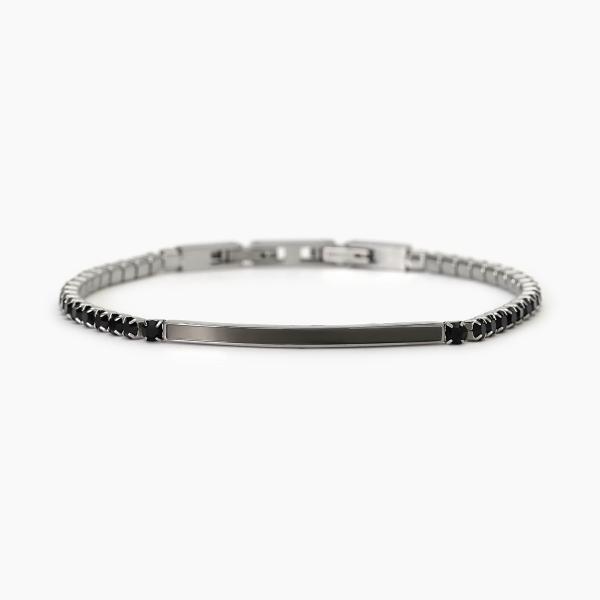 bracciale-in-acciaio-316l-pvd-gunmetal-cristalli